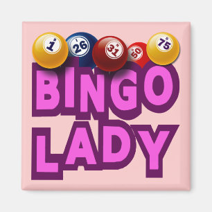 BINGO LADY MAGNET