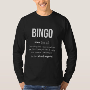 Bingo Lottery Game Lucky Players T-Shirt