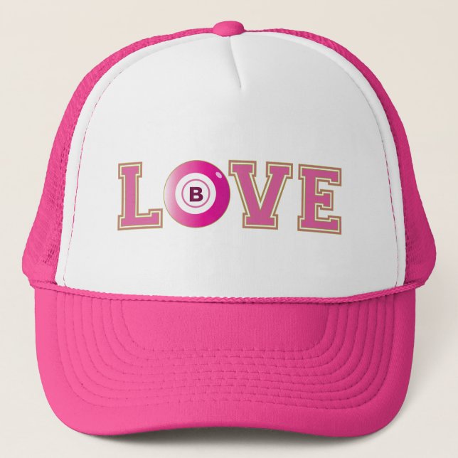 Bingo Lover Personalised  Trucker Hat (Front)