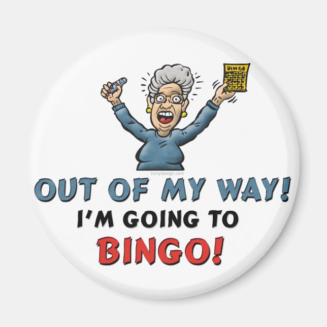 Bingo Lovers Magnet (Front)