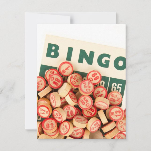 Bingo Markers and Score Card (Front)