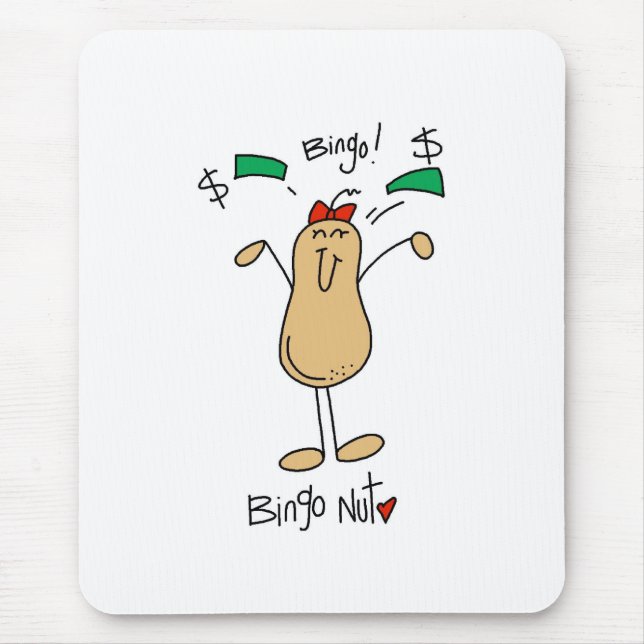 Bingo Nut Mouse Pad (Front)