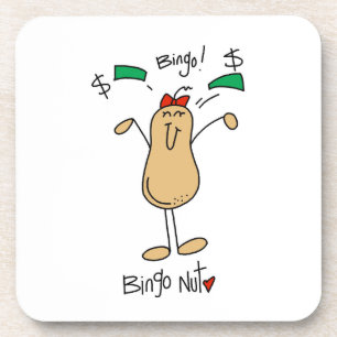 Bingo Nut T-shirts and Gifts Coaster