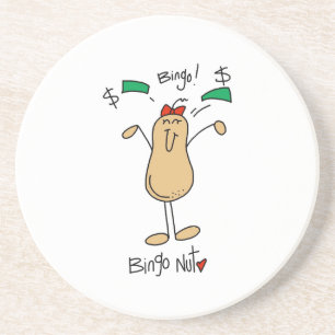 Bingo Nut T-shirts and Gifts Coaster