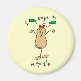 Bingo Nut T-shirts and Gifts Magnet