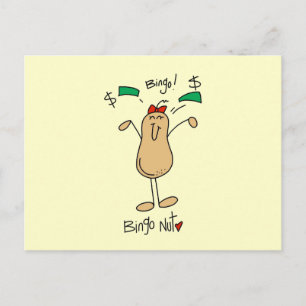 Bingo Nut T-shirts and Gifts Postcard