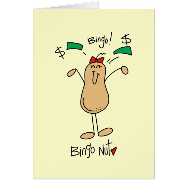 Bingo Nut Tshirts and Gifts (Front)