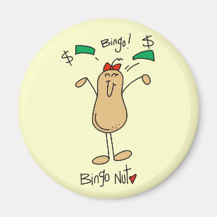 Bingo Nut Tshirts and Gifts Magnet