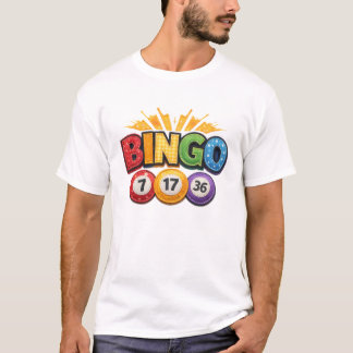 BINGO Patchwork Appliqué  T-Shirt