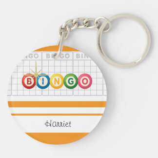 Bingo Personalized Keychain