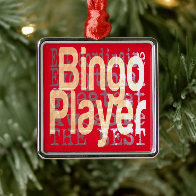 Bingo Player Extraordinaire Metal Tree Decoration (Tree)