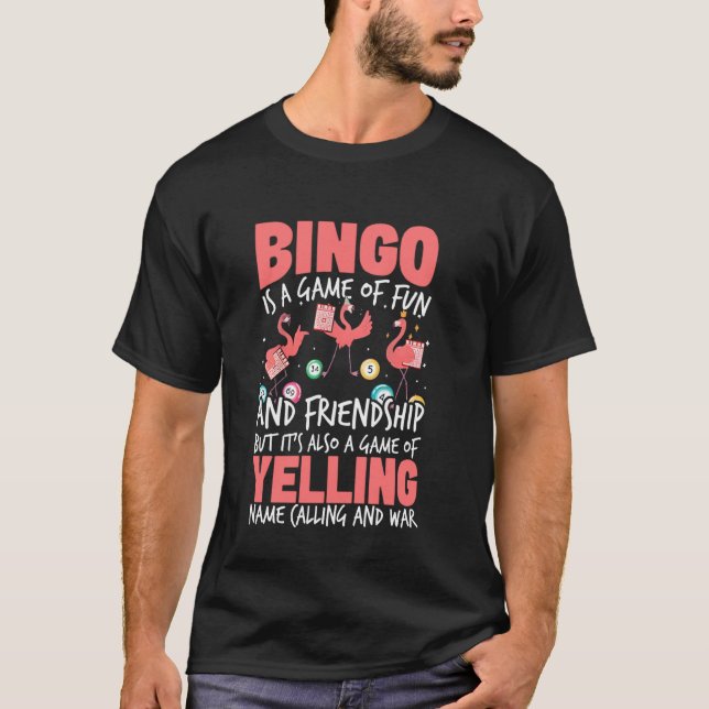 Bingo Player Funny Bingo Game Night T-Shirt (Front)