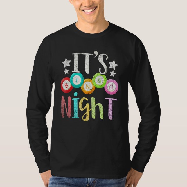 Bingo Player Gamble Bingo Night Gambling Lottery B T-Shirt (Front)