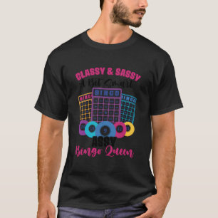 Bingo Player Gambling Lottery Bingo Card Bingo Que T-Shirt