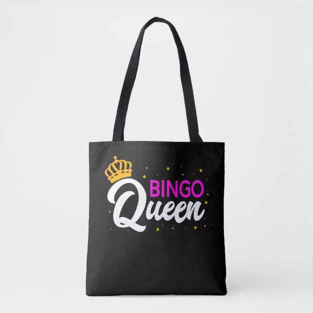 Bingo Player Grandma Wife Bingo Gambling Tote Bag (Front)