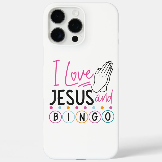 Bingo Player Jesus Faith Christian I Love Jesus An Case-Mate iPhone Case (Back)