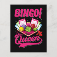 Bingo Player Queen Women Funny Bingo Girl