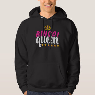 Bingo Queen Bingo Player 1 Hoodie