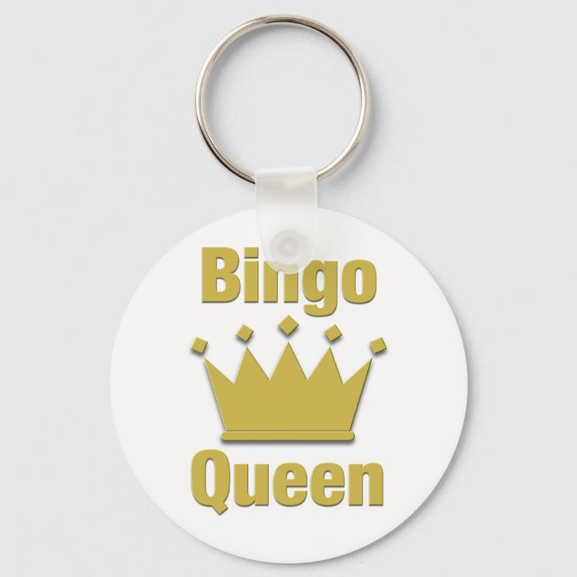 Bingo Queen Key Ring (Front)