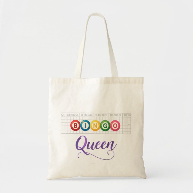 Bingo Queen Tote Bag (Front)
