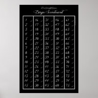 Bingo Scoreboard 75 - Zero Gravity Games (1.2")