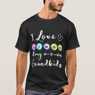 Bingo Shirt, I love Bingo, Gift for Grandma, Mommo T-Shirt