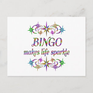 Bingo Sparkles Postcard