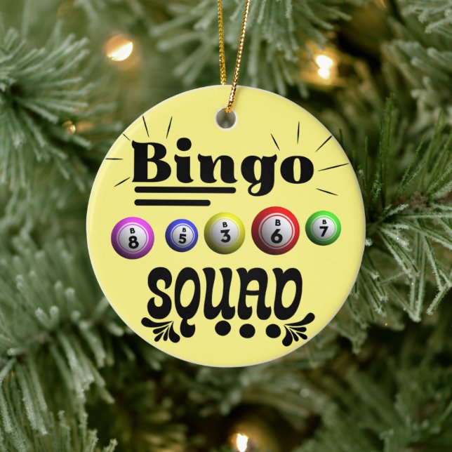 Bingo Squad Ceramic Tree Decoration (Tree)