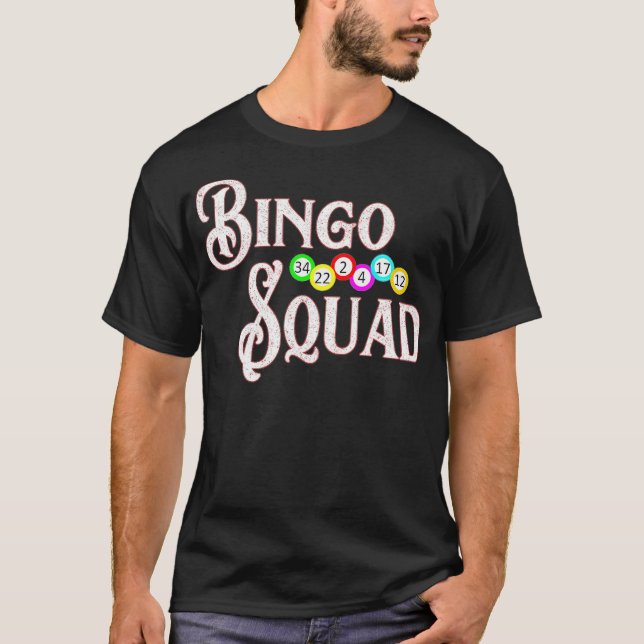 Bingo Squad Funny Bingo Lover Gift africa -  T-Shirt (Front)