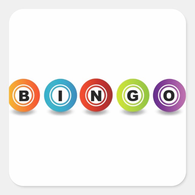 Bingo Square Sticker (Front)