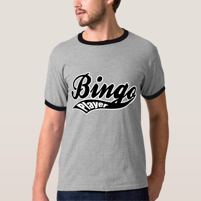 Bingo U Bingo Player ringer t-shirt (Front)