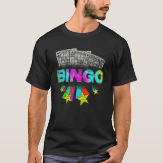 Bingo Winner Lottery Bingo Player Lotto Colourful  T-Shirt