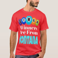 Bingo Winners Are From Montana Funny Game Night Bi