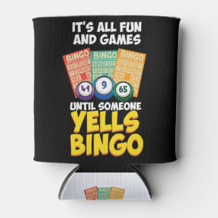 BINGO: Yells Bingo Playing Cards Can Cooler