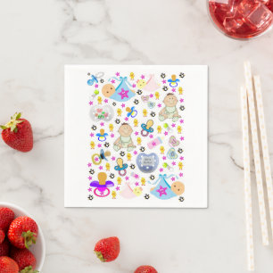Binky's Pacifier Paper Napkins