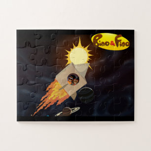 Bino and Fino in Space Kids Puzzle
