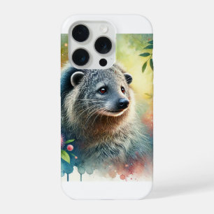 Binturong in Watercolor 060824AREF124 - Watercolor iPhone 15 Pro Case
