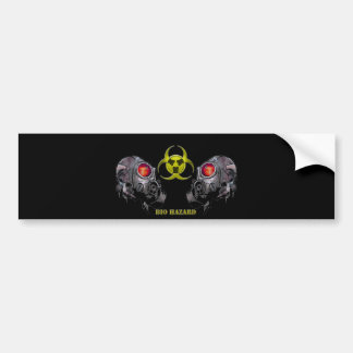 Bio hazard bumper sticker