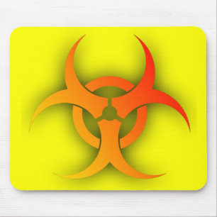 Bio Hazard Funny Mousepad Humour