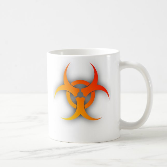 Bio Hazard Funny Mug Humour (Right)