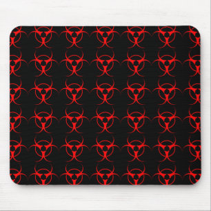 Bio-hazard Mousepad Biohazard Warning Mouse Pad