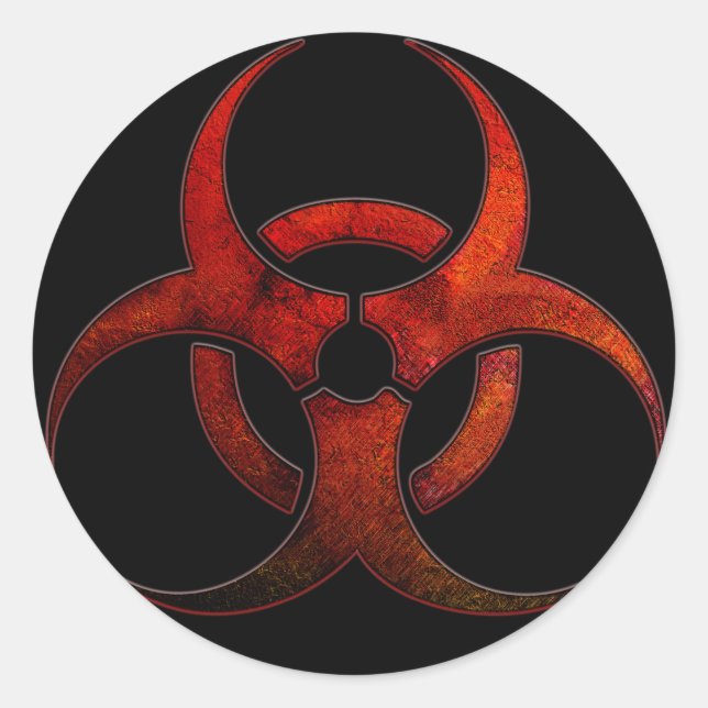 Bio-hazard Sticker (Front)