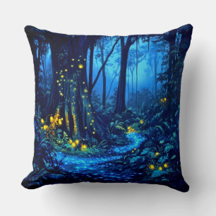 Bio Luminescent Forests Cushion