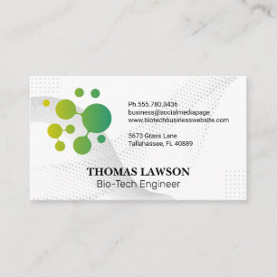 Bio Tech Modern Logo Business Card