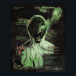 Bio-Waste - Techno-Dystopian Streetwear Design Poster<br><div class="desc">At the heart of the design, a gas-masked figure stands amidst in a charred, barren wasteland, where humanity’s fingerprints are burned into the soil. A glitch up error window flickering in the toxic night, half-covered in mutated grass, rusted trash, and skeletal remains; displaying cryptic error messages and biohazard warnings, like...</div>