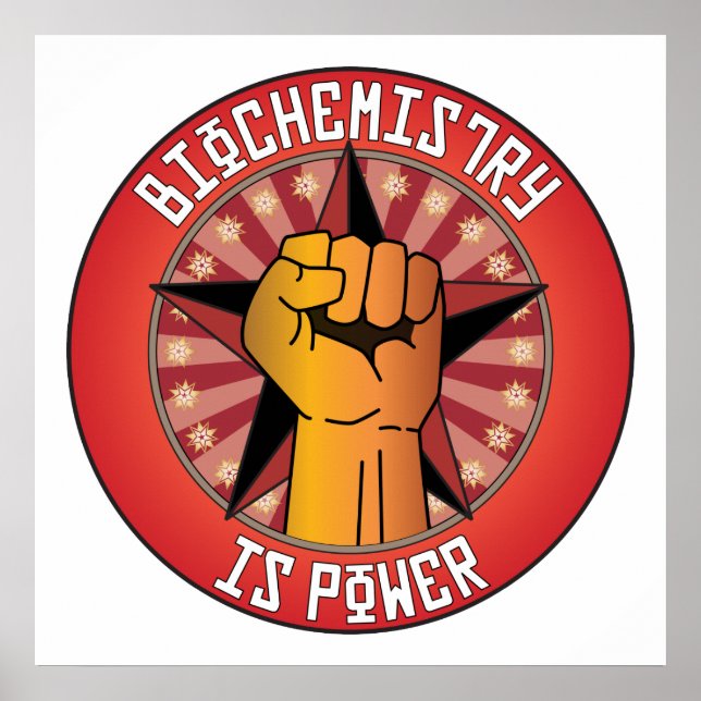Biochemistry Is Power Poster (Front)