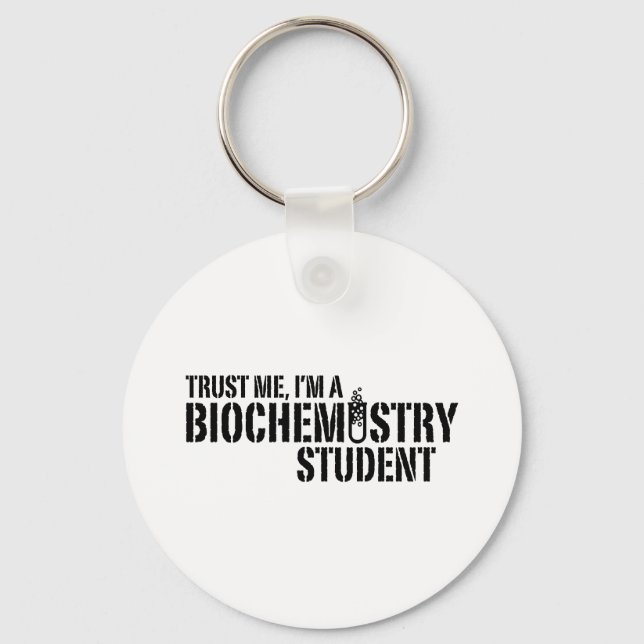 Biochemistry Student Key Ring (Front)