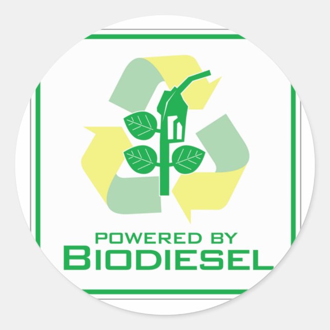 BioDiesel Classic Round Sticker (Front)