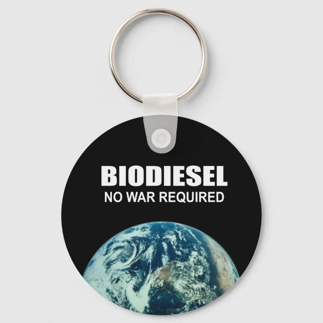 Biodiesel: No War Required Key Ring (Front)