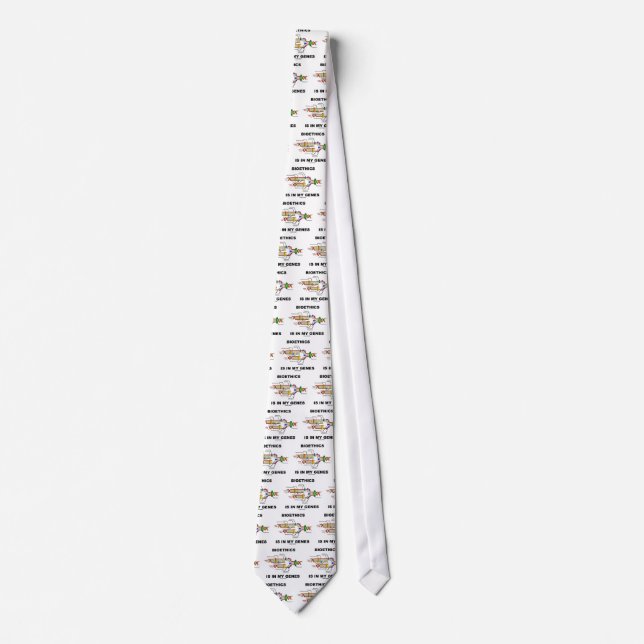 Bioethics Is In My Genes (DNA Replication) Tie (Front)